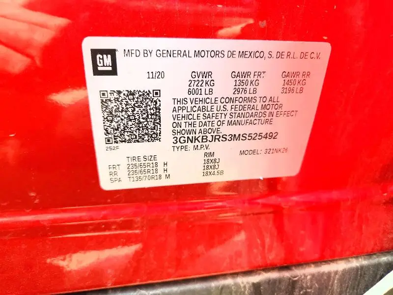 2021 CHEVROLET BLAZER 3LT  