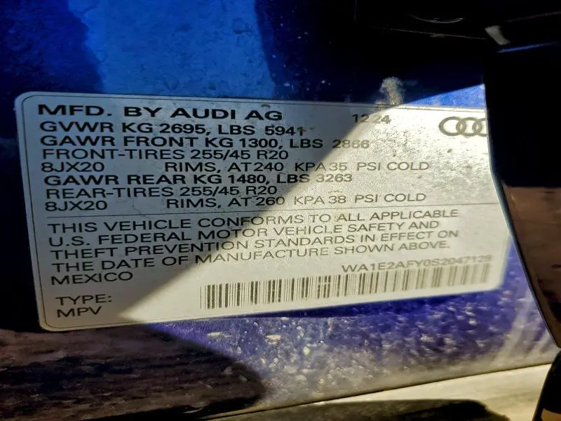 2025 AUDI Q5 E PREMIUM PLUS 55  