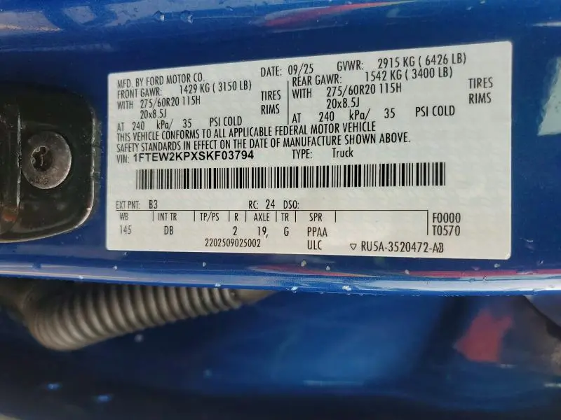 2025 FORD F150 STX  