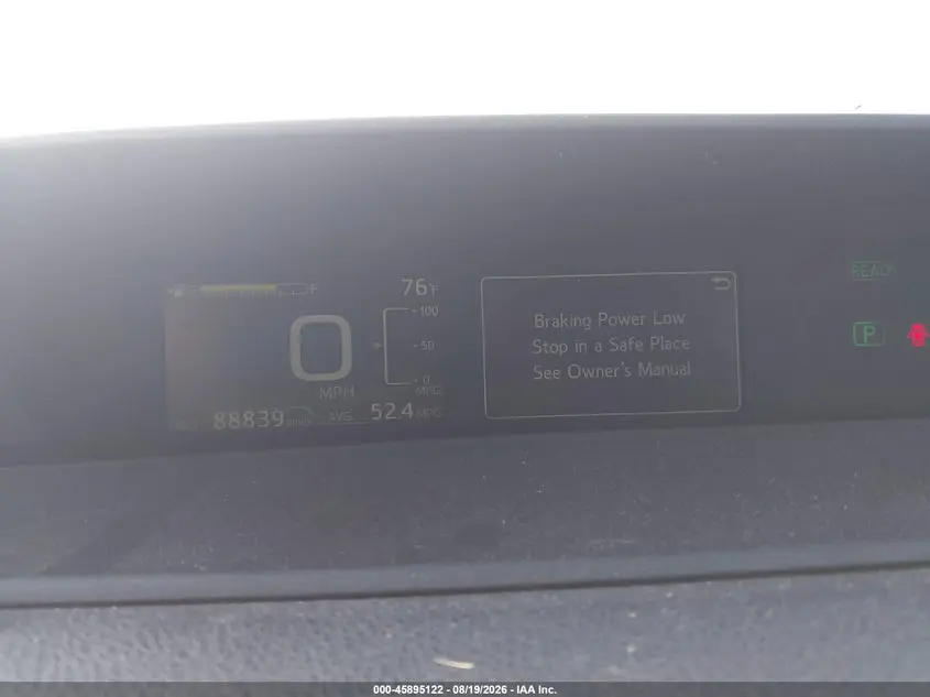 2019 TOYOTA PRIUS LE