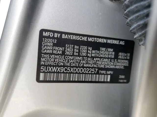 2013 BMW X3 XDRIVE28I  