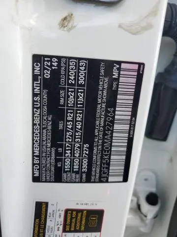 2021 MERCEDES-BENZ GLS 450 4MATIC  