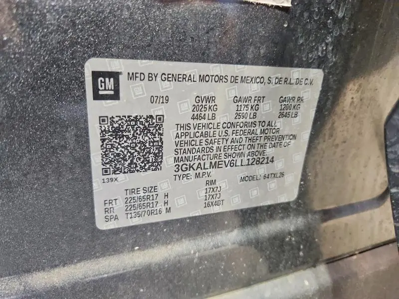 2020 GMC TERRAIN SLE  
