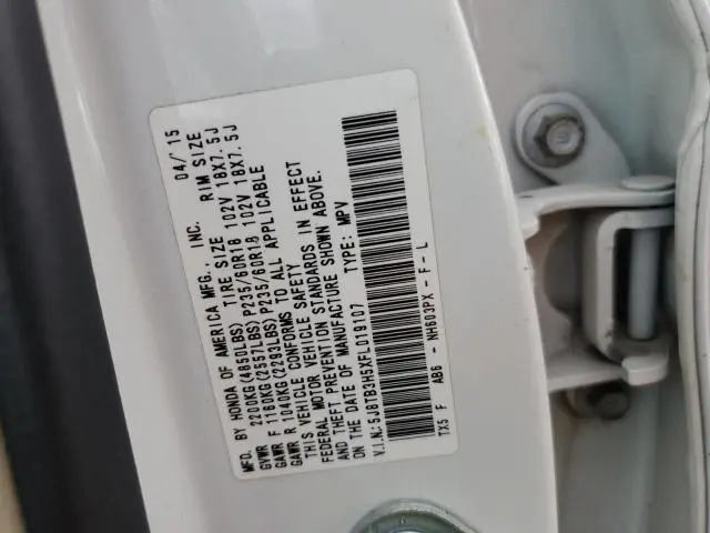 2015 ACURA RDX TECHNOLOGY  