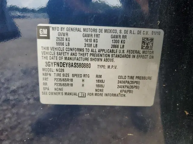 2010 CADILLAC SRX LUXURY COLLECTION  