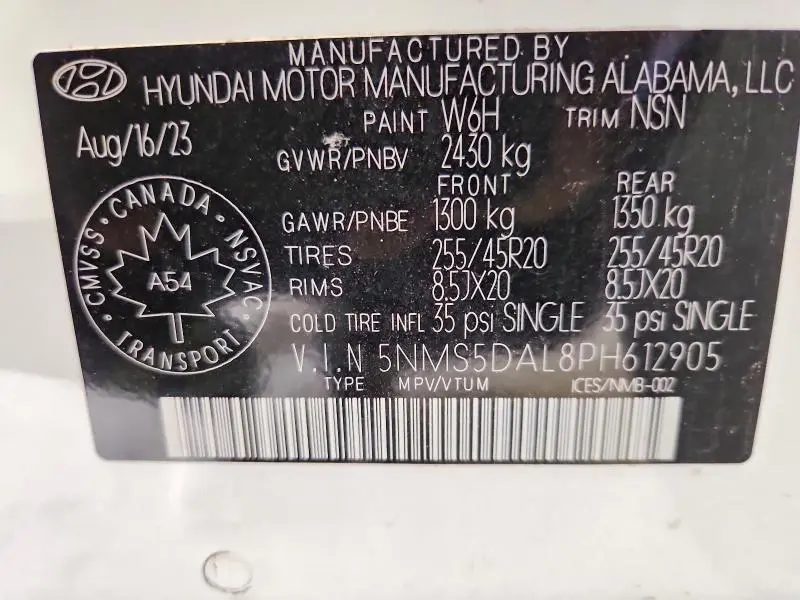 2023 HYUNDAI SANTA FE CALLIGRAPHY  
