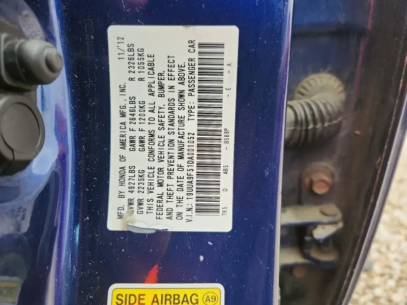2013 ACURA TL TECH  