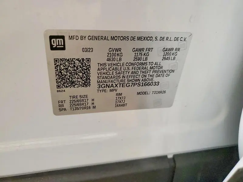 2023 CHEVROLET EQUINOX LT  