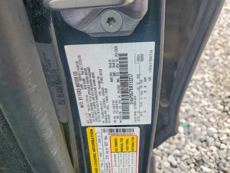 2018 FORD FUSION S  