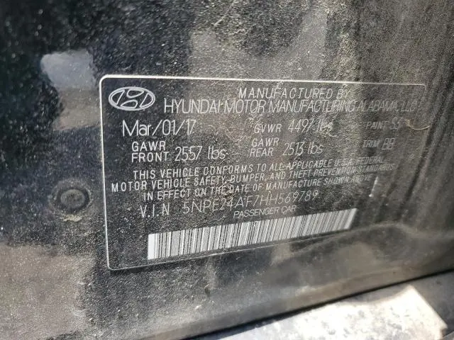 2017 HYUNDAI SONATA SE  
