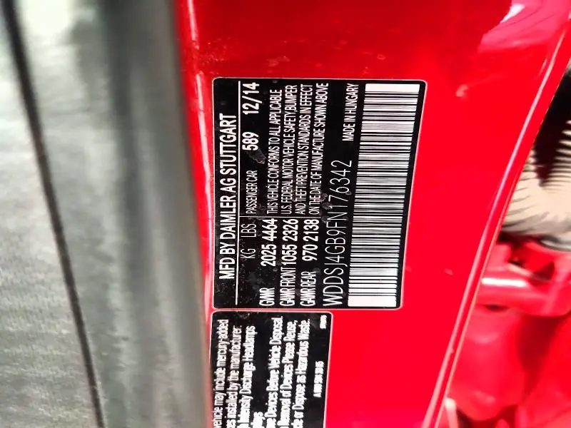 2015 MERCEDES-BENZ CLA 250 4MATIC  