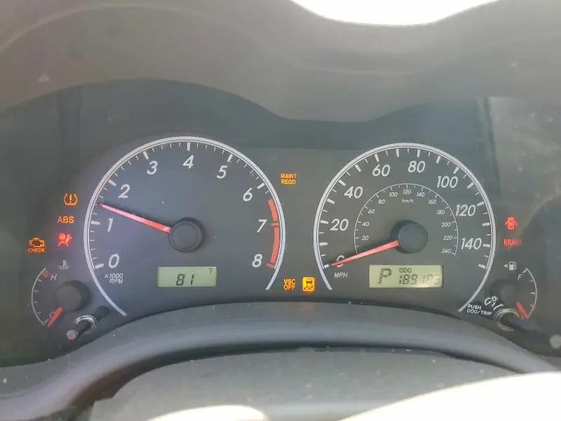 2010 TOYOTA COROLLA BASE  