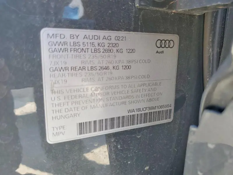 2021 AUDI Q3 PREMIUM PLUS 40  
