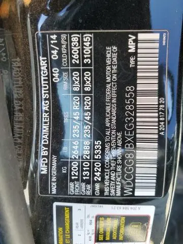 2014 MERCEDES-BENZ GLK 350 4MATIC  