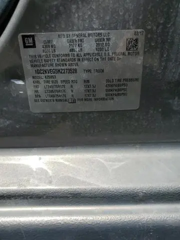 2017 CHEVROLET SILVERADO K2500 HEAVY DUTY LT  