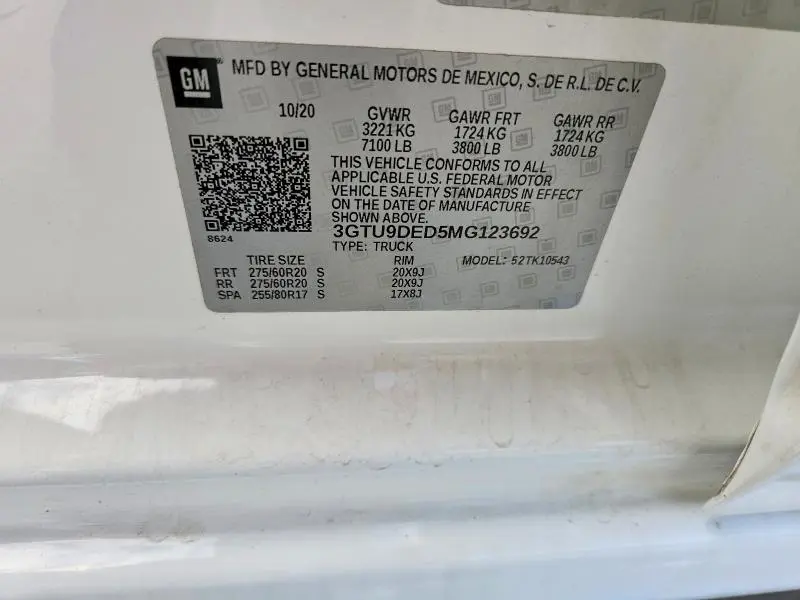 2021 GMC SIERRA K1500 SLT  