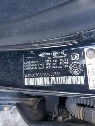 2021 MERCEDES-BENZ S 580 4MATIC  