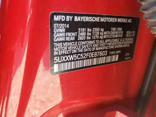 2015 BMW X4 XDRIVE35I