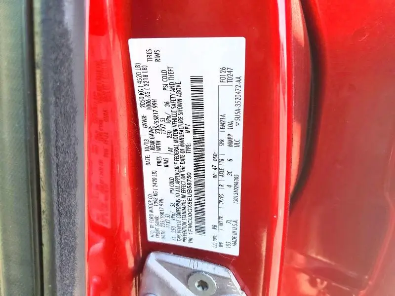 2014 FORD ESCAPE SE  