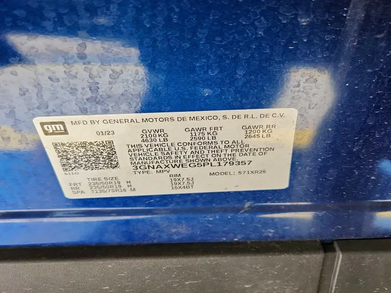 2023 CHEVROLET EQUINOX RS  