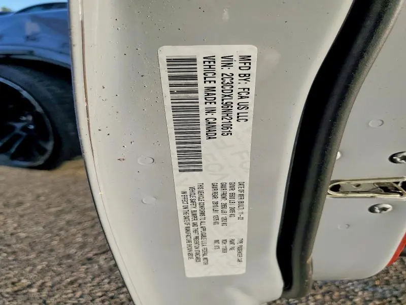 2022 DODGE CHARGER SRT HELLCAT  