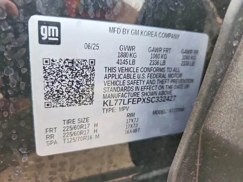2025 CHEVROLET TRAX LS  
