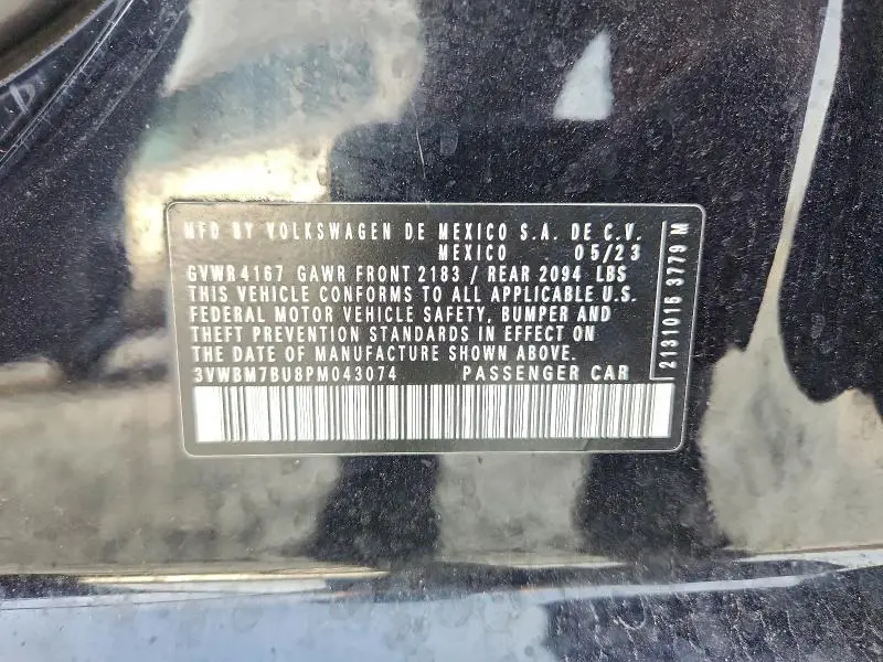 2023 VOLKSWAGEN JETTA SPORT  