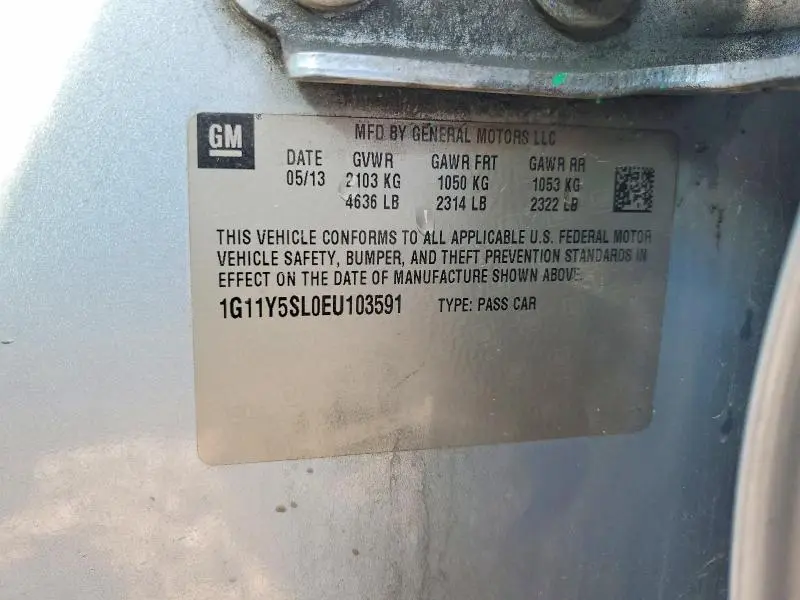 2014 CHEVROLET IMPALA LS  