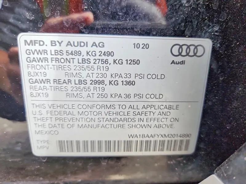 2021 AUDI Q5 PREMIUM PLUS  
