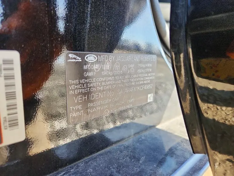 2019 JAGUAR XE   