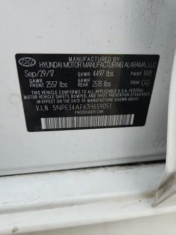 2018 HYUNDAI SONATA SEL  