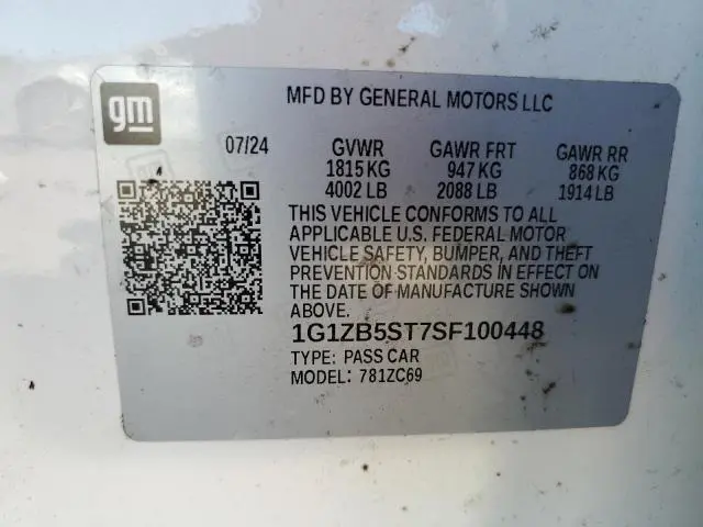 2025 CHEVROLET MALIBU LS  