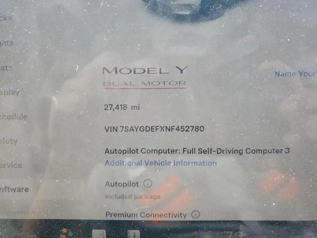 2022 TESLA MODEL Y