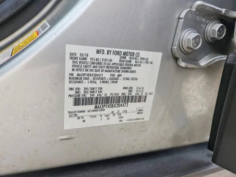 2018 FORD ECOSPORT TITANIUM  