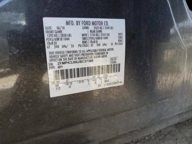 2018 FORD EDGE SEL  