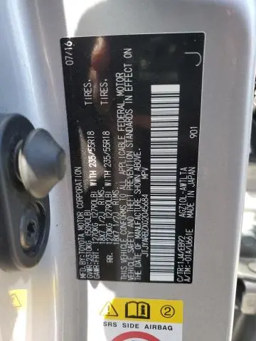 2016 LEXUS NX 200T BASE  
