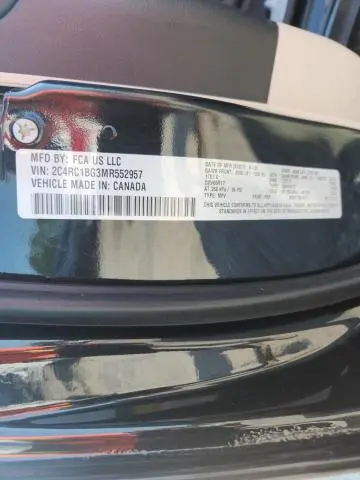 2021 CHRYSLER PACIFICA TOURING L  