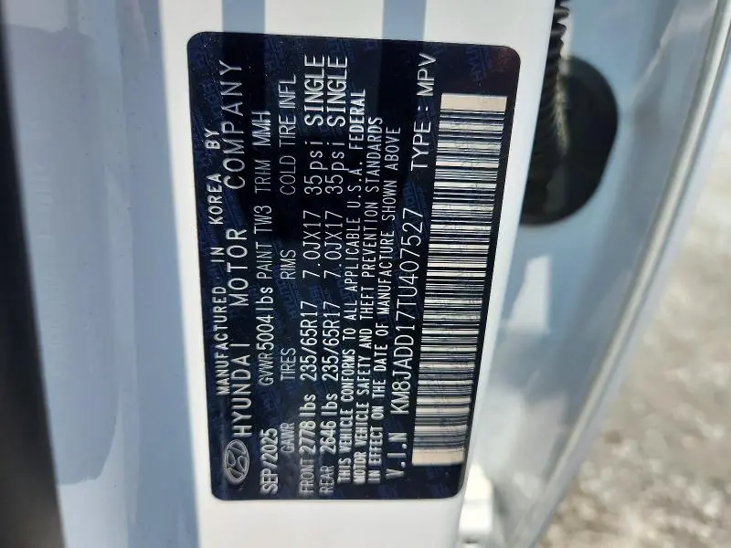 2026 HYUNDAI TUCSON BLUE SE  