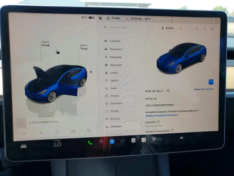 2022 TESLA MODEL 3   