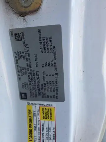 2015 CHEVROLET SILVERADO C1500  