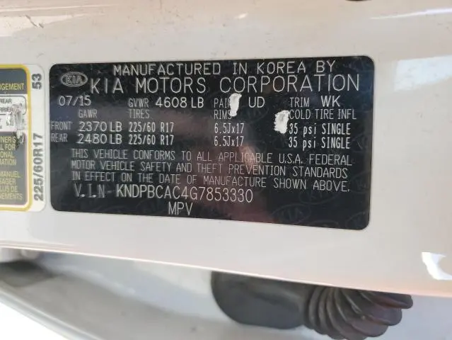 2016 KIA SPORTAGE LX  