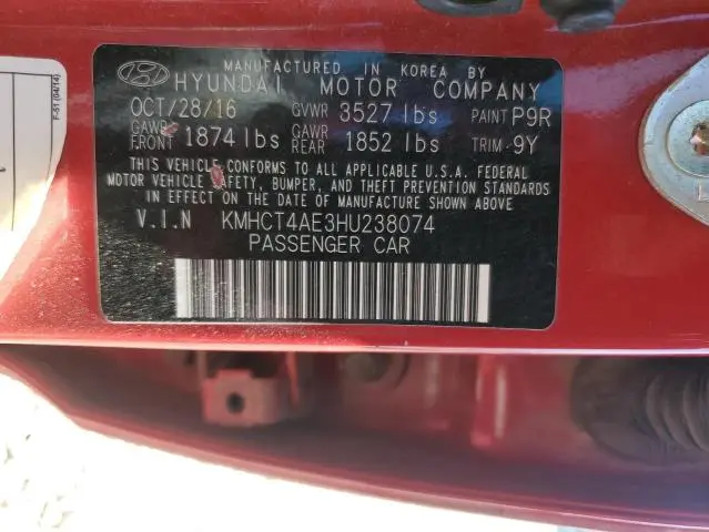 2017 HYUNDAI ACCENT SE  