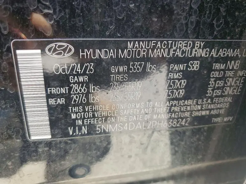 2023 HYUNDAI SANTA FE LIMITED  