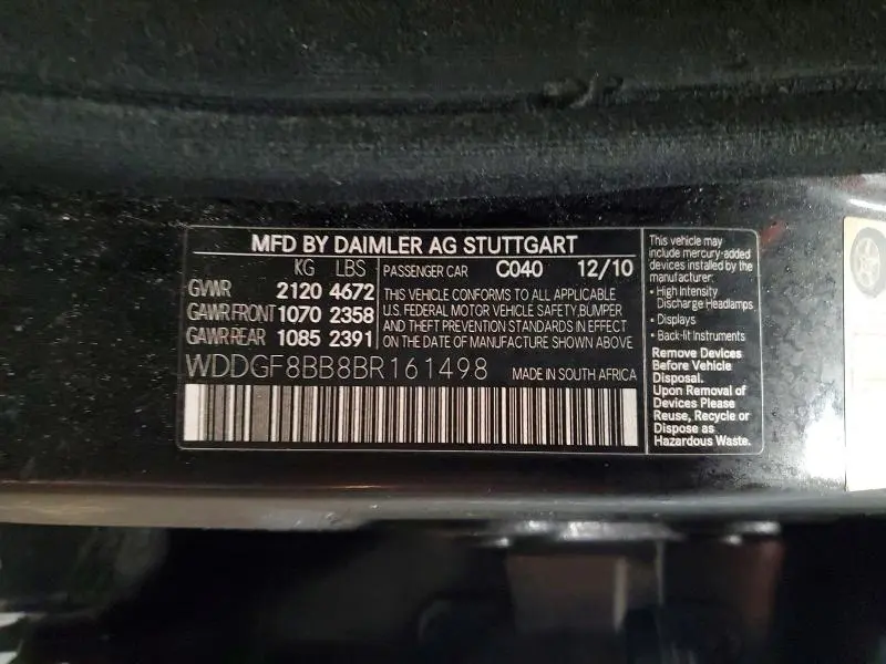 2011 MERCEDES-BENZ C 300 4MATIC  