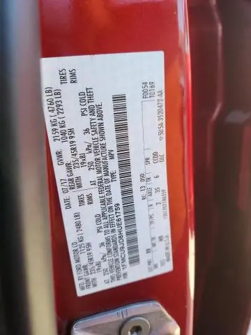 2017 FORD ESCAPE TITANIUM  