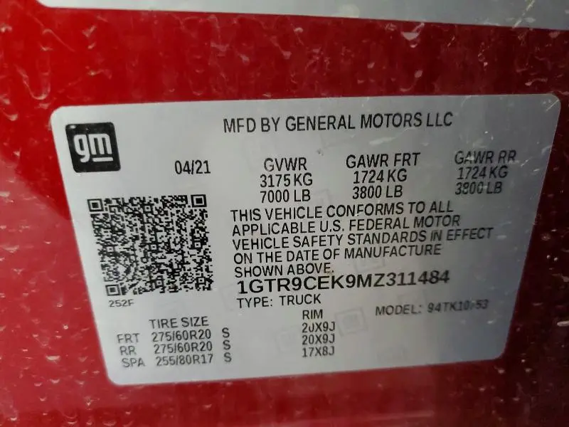 2021 GMC SIERRA K1500 ELEVATION  