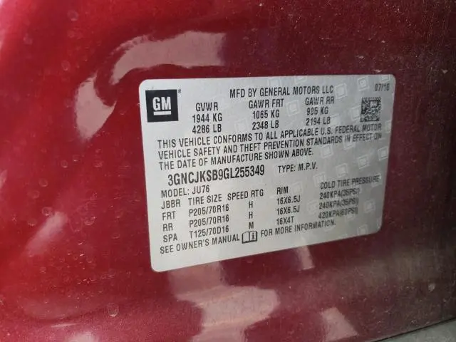 2016 CHEVROLET TRAX LS  