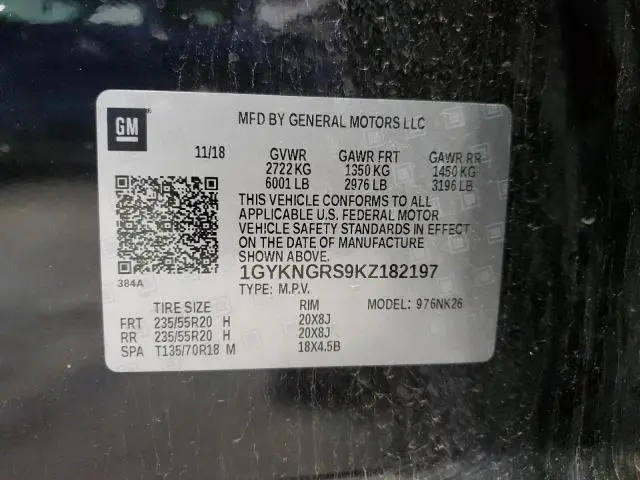 2019 CADILLAC XT5 PLATINUM  