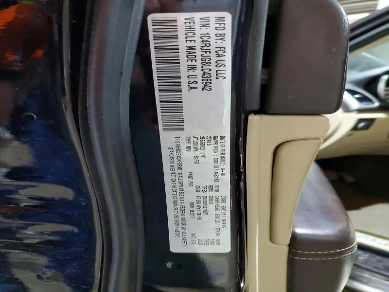 2020 JEEP GRAND CHEROKEE SUMMIT  