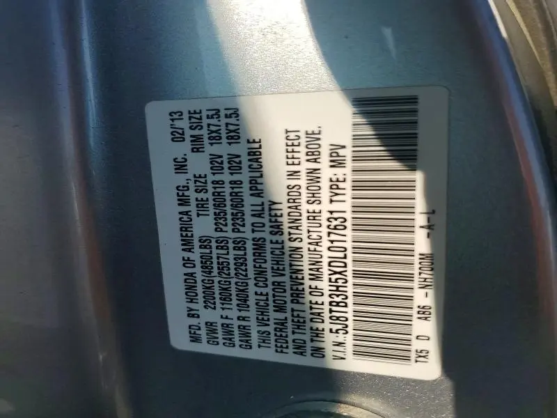 2013 ACURA RDX TECHNOLOGY  